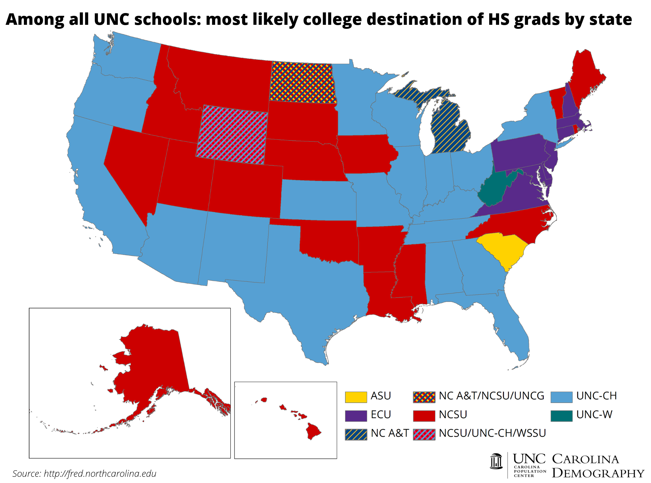 College Bound OutofState Students Carolina Demography
