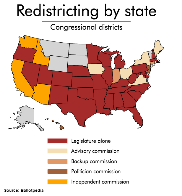 Congressional redistricting by state_Ballotpedia